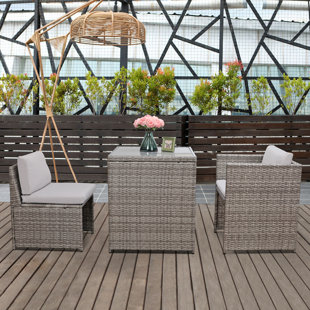 Yorkfaire woven bistro set hotsell